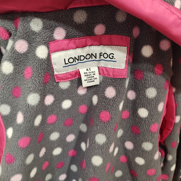 London Fog Other - London Fog Polka Dot Fleece Jacket
